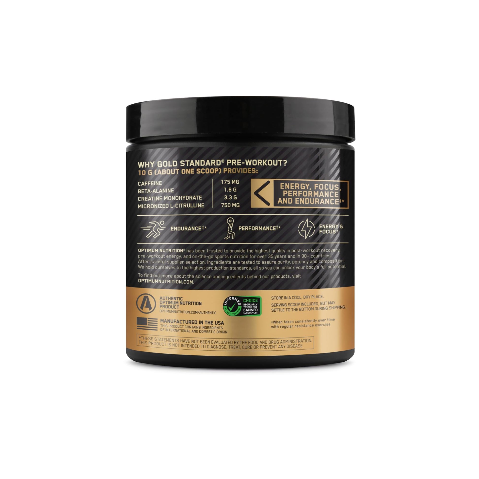 Optimum Nutrition Gold Standard Pre-Workout, Vitamin D for Immune Support, with Creatine, Beta-Alanine, and Caffeine for Energy, Keto Friendly, Blueberry Lemonade - dailyvitalstore