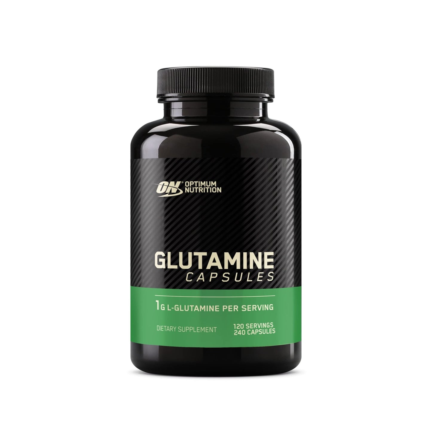 Optimum Nutrition L-Glutamine Muscle Recovery Capsules, 1000mg, 240 Count (Package May Vary) - dailyvitalstore