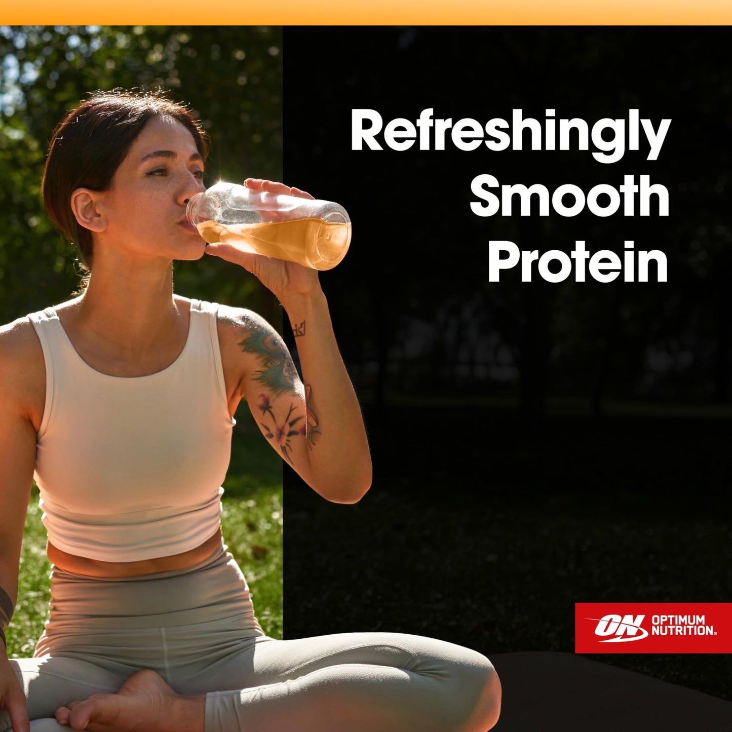 Optimum Nutrition Pro Quench, 10g Clear Protein, 10g Collagen peptides & Electrolyte Powder Drink Mix, Tropical Orange Mango, 20 Servings, - dailyvitalstore