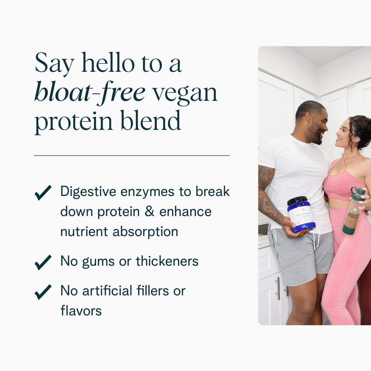 Ora Organic Plant-Based Protein Powder - 23g Protein for Women and Men - Vanilla Flavor 20 Servings, Vegan, Clean Protein - dailyvitalstore