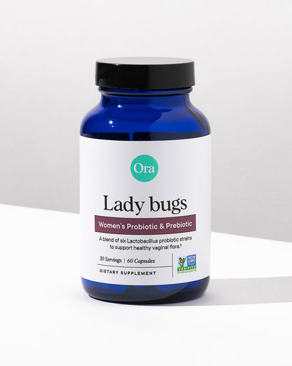 Ora Organic Probiotic for Women with L. crispatus, 6 Clinically Studied Lactobacillus Strains for Vaginal, pH & Urinary Tract Health, - dailyvitalstore