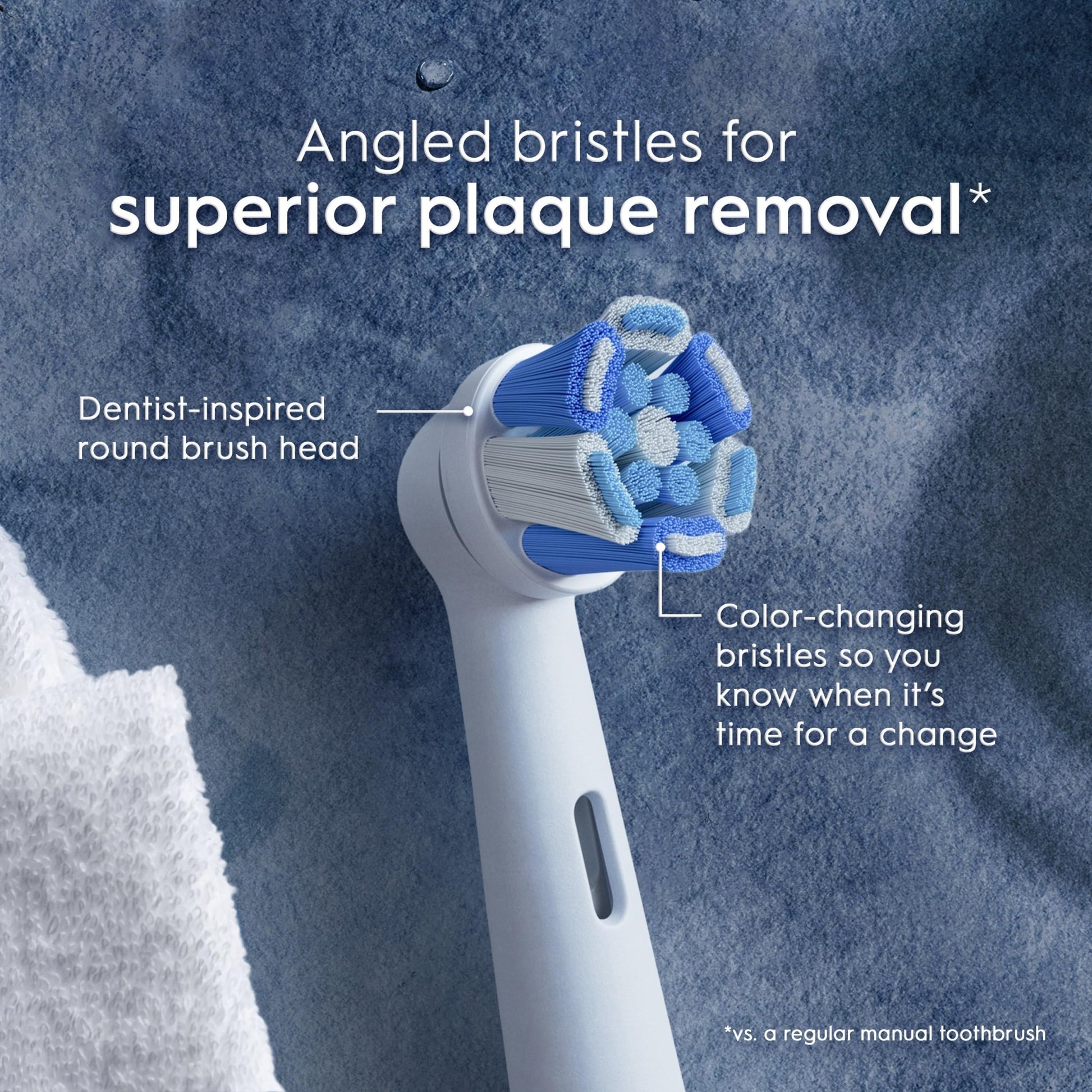 Oral-B iO Series Ultimate Clean Electric Toothbrush Replacement Brush Heads for an Oral-B Electric Toothbrush, 2 Count, White - dailyvitalstore