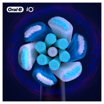 Oral-B iO Ultimate Clean Electric Toothbrush Head, Twisted & Angled Bristles for Deeper Plaque Removal, Pack of 4, - dailyvitalstore