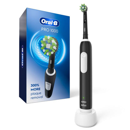 Oral-B Pro 1000 Rechargeable Electric Toothbrush, Black - dailyvitalstore