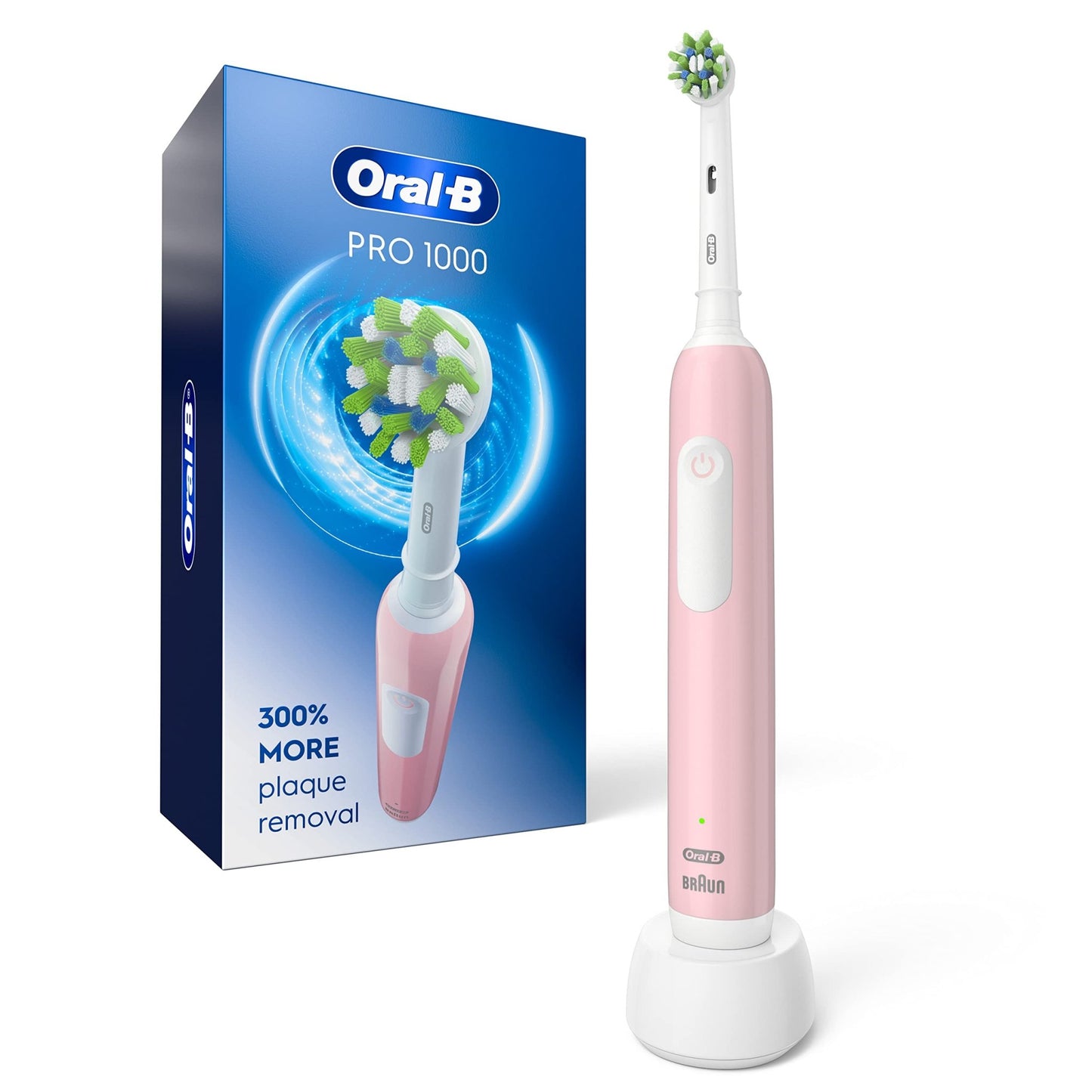 Oral-B Pro 1000 Rechargeable Electric Toothbrush, Pink - dailyvitalstore