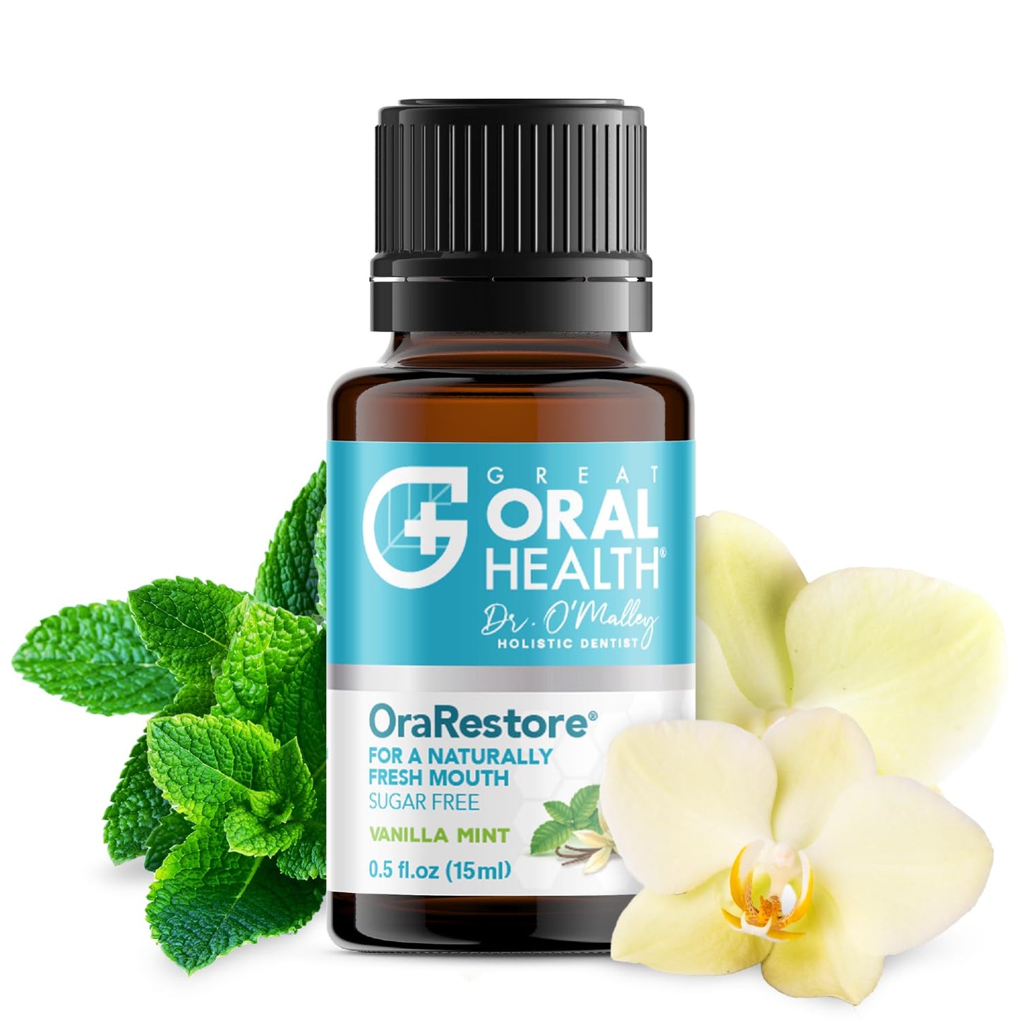 OraRestore Bad Breath Treatment for Adults Halitosis: Dentist Formulated Oral Rinse Concentrate Tooth Oil Liquid Toothpaste, Fresh Breath Mouthwash for Dry Mouth - dailyvitalstore