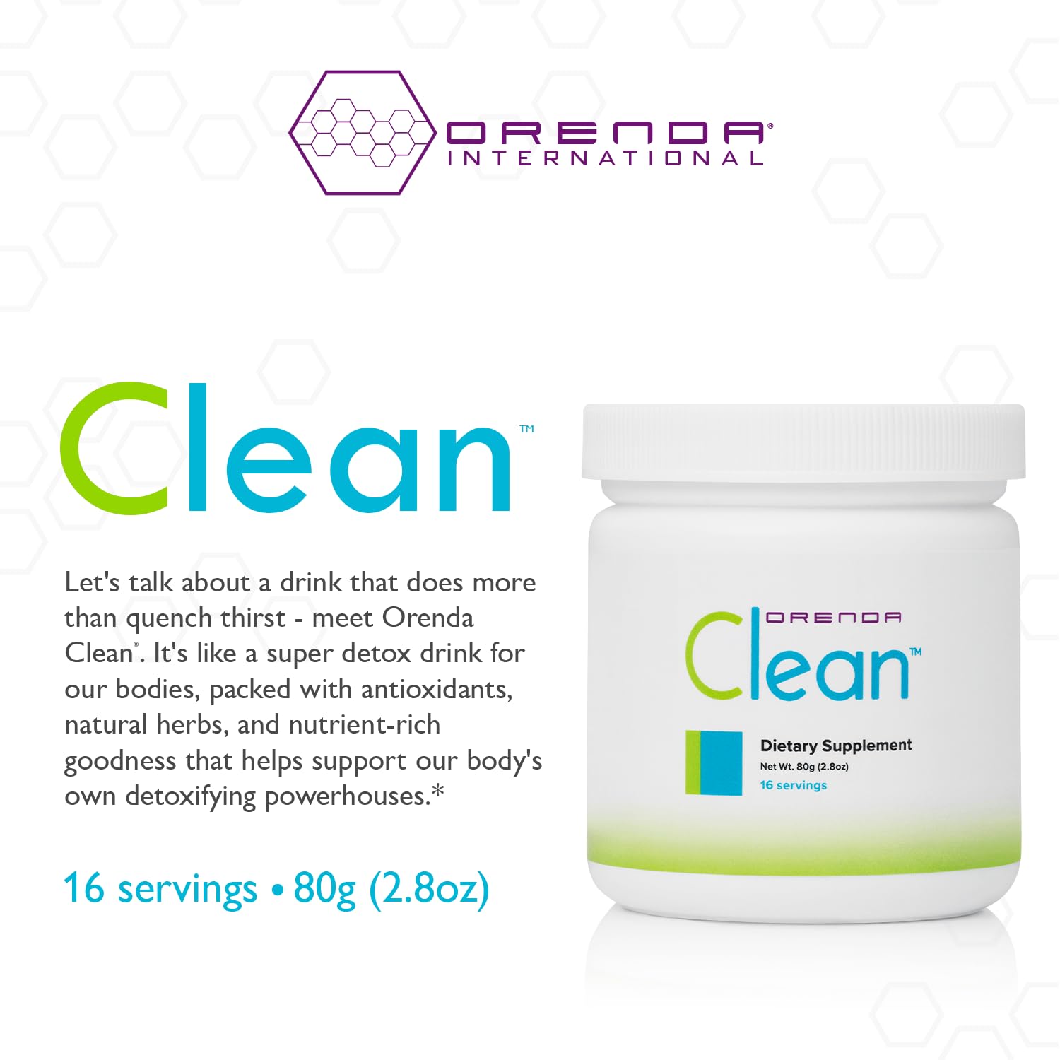 Orenda Clean - Peptizyme-SP EN, Aronia Berry, Aloe Vera and More for Digestive Support - Nutrient-Rich Supplement for Wellness - 80g, 16 Servings - dailyvitalstore