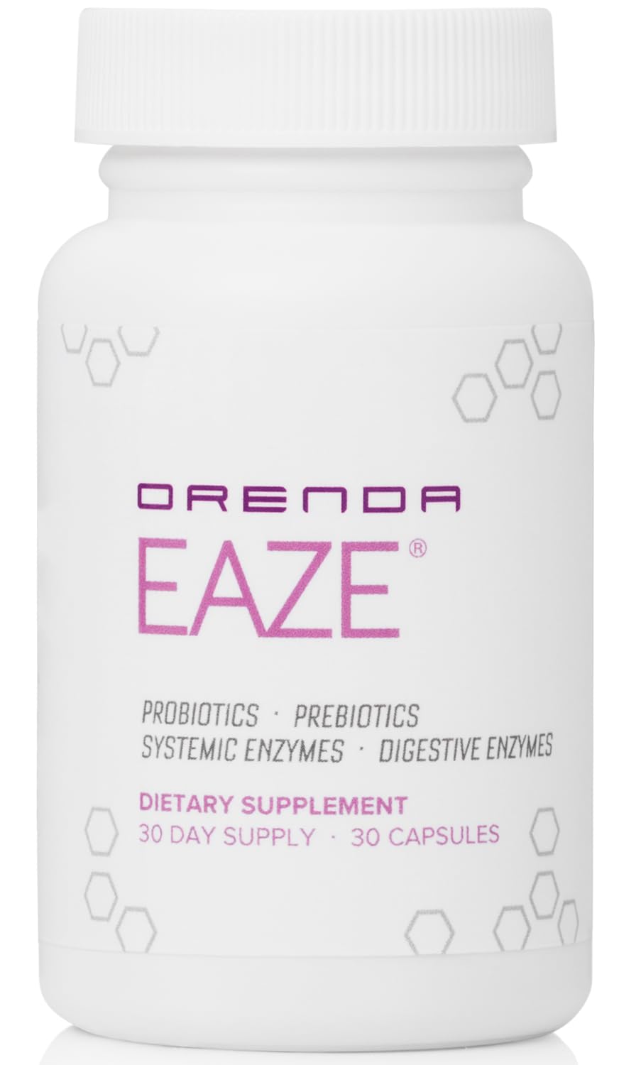 Orenda Eaze®: Gut Wellness Capsules | 6-in-1 Digestive Support with Probiotics, Endospores, Peptizyme-SP EN, Prebiotics, and Digestive Enzymes - dailyvitalstore
