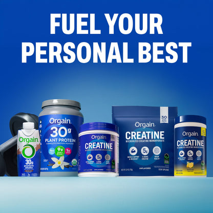 Orgain Creatine Monohydrate Micronized Powder, Lemonade Flavored, 5g Creatine, 70 Servings, Supports Muscle Growth, Post Workout Recovery - dailyvitalstore