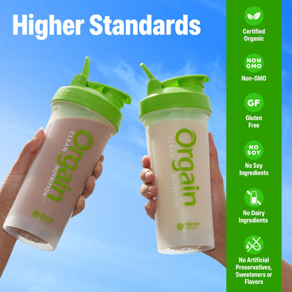Orgain Organic 30g Vegan Plant Protein Powder, Vanilla, 9g EAAs + BCAAs, High Plant Protein, 4g Prebiotic + Fiber, 1g Sugar, Pre-Workout, Muscle Support + Recovery - 2.01lb (Packaging May Vary) - dailyvitalstore