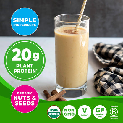 Orgain Organic Simple Vegan Protein Powder, Vanilla - 20g Plant Based Protein, Made with less Ingredients, No Artificial Sweeteners, Gluten Free, No Dairy or Lactose, 1.25 lb (Packaging May Vary) - dailyvitalstore