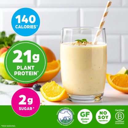 Orgain Whey Protein Powder, Vanilla Bean, 21g Grass Fed Dairy Protein, 5g BCAAs, 3g Prebiotic Fiber, 2g Sugar, No Added Hormones, Gluten Free, Kosher, for Shakes & Smoothies, 1.82 lb - dailyvitalstore