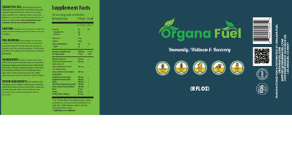 Organa Fuel 30-Day Supply: Advanced Liquid Immune Support Supplement, Supports Cellular, Gut & Organ Health, Vitamins, Minerals, Superfoods, Antioxidant. for Adults & Kids 12+ - 8 fl oz (Pack of 1) - dailyvitalstore