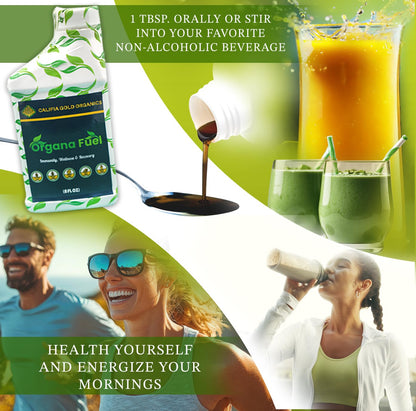 Organa Fuel 30-Day Supply: Advanced Liquid Immune Support Supplement, Supports Cellular, Gut & Organ Health, Vitamins, Minerals, Superfoods, Antioxidant. for Adults & Kids 12+ - 8 fl oz (Pack of 1) - dailyvitalstore