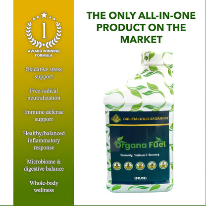 Organa Fuel 30-Day Supply: Advanced Liquid Immune Support Supplement, Supports Cellular, Gut & Organ Health, Vitamins, Minerals, Superfoods, Antioxidant. for Adults & Kids 12+ - 8 fl oz (Pack of 1) - dailyvitalstore