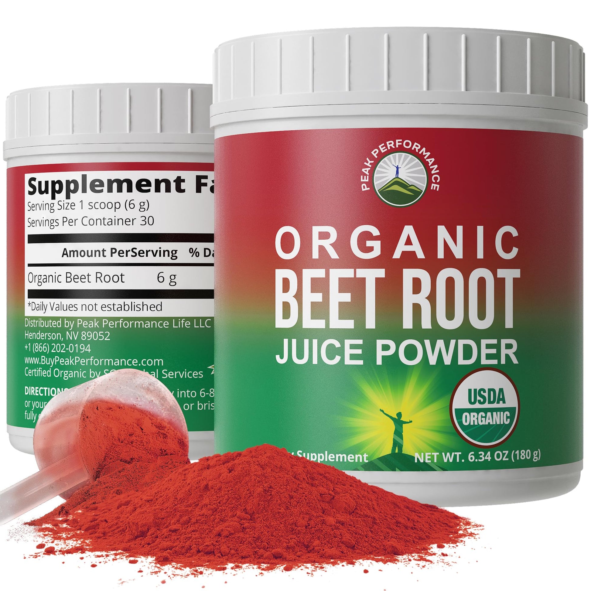 Organic Beet Root Powder - Ultra High Purity Super Food Beets Juice Powder. 100% Pure Nitric Oxide Boosting Beetroot Supplement. Keto, Paleo, Vegan Reds Superfood Rich in Polyphenols - dailyvitalstore