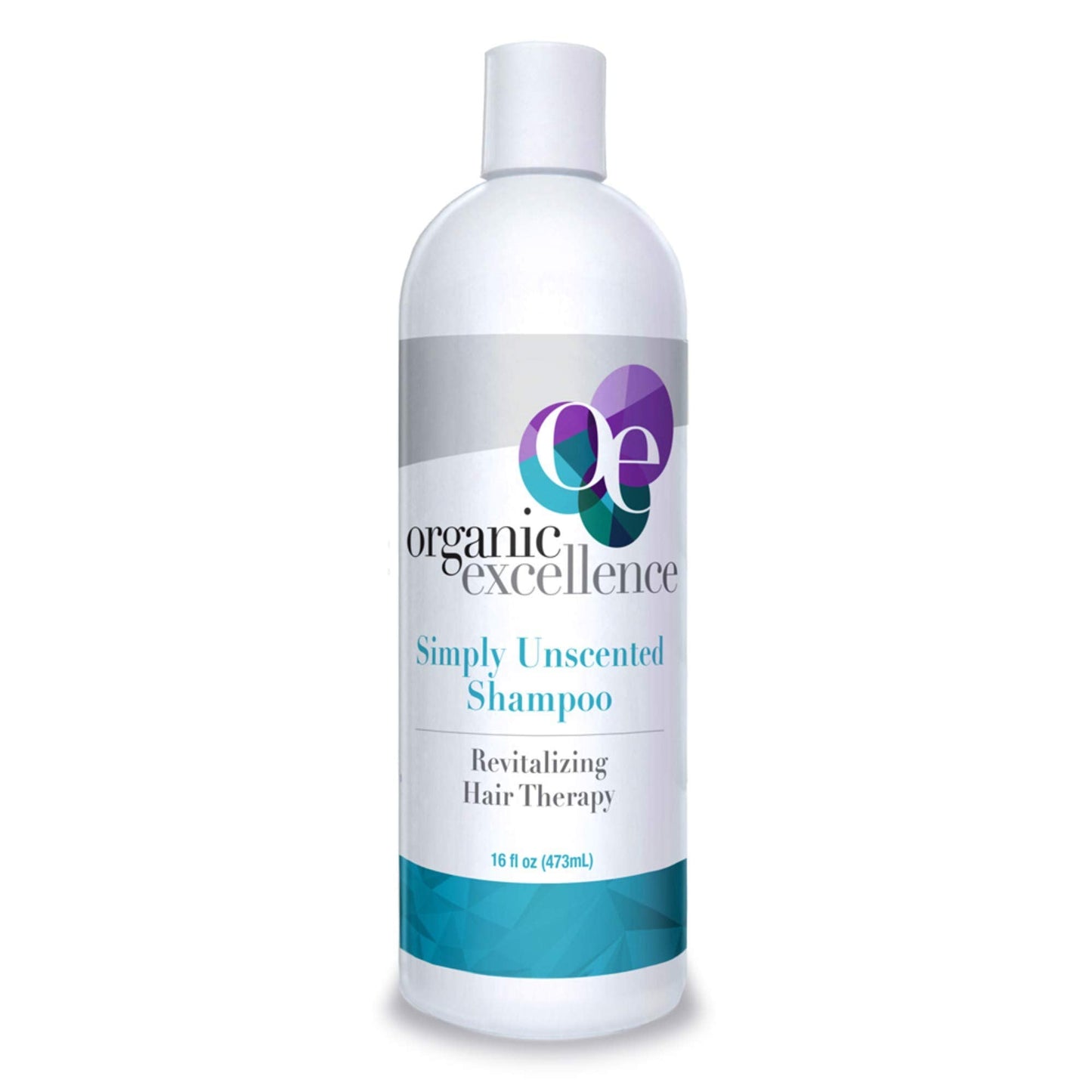 Organic Excellence All Natural Chemical-Free Shampoo | Non-Toxic, Sulfate-Free, Paraben-Free, Fragrance-Free for Men, Women, and Kids - Color-safe 16 fl oz (473 ml) - dailyvitalstore
