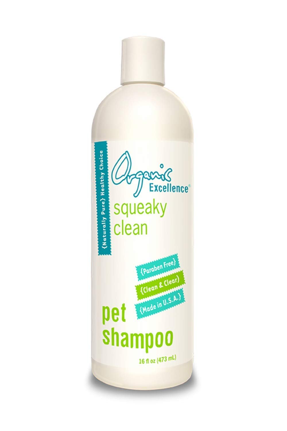 Organic Excellence Mild Dog Shampoo, Great for All Pets: Dogs, Puppies, Cats, Horses, Formulated for Sensitive Skin, Made with Aloe and Nourishing Botanicals - 16oz - dailyvitalstore