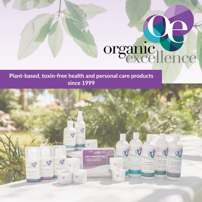 Organic Excellence Organic Moisturizer Face Cream, All Natural Face Moisturizer with Silk Protein to Hydrate, Nourish Protect Skin and Promote Collagen Production Non-Toxic & Fragrance-Free 2 oz - dailyvitalstore