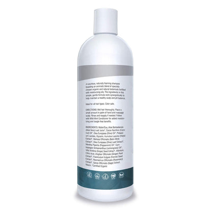 Organic Excellence Wild Mint Shampoo - 16 oz - dailyvitalstore