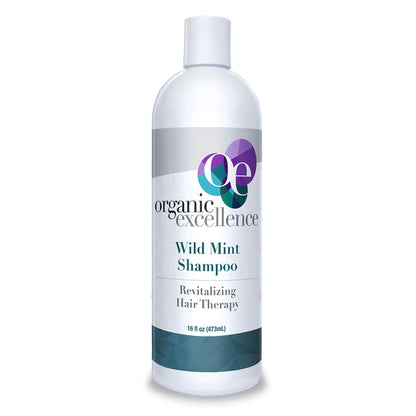 Organic Excellence Wild Mint Shampoo - 16 oz - dailyvitalstore