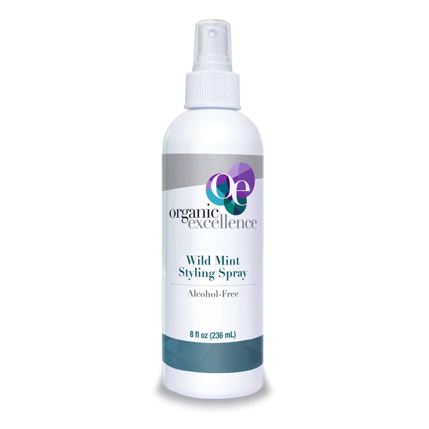 Organic Excellence Wild Mint Styling Spray, Alcohol-Free, pH Neutral, 8 Ounce - dailyvitalstore