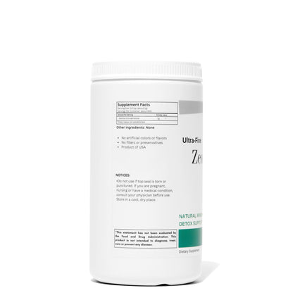Organic Excellence Zeolite Clinoptilolite Powder – Pure Micronized Mineral Supplement – Supports Gut Health, Cleansing Support & Internal Balance – Non-GMO, Vegan – 500 Servings - dailyvitalstore