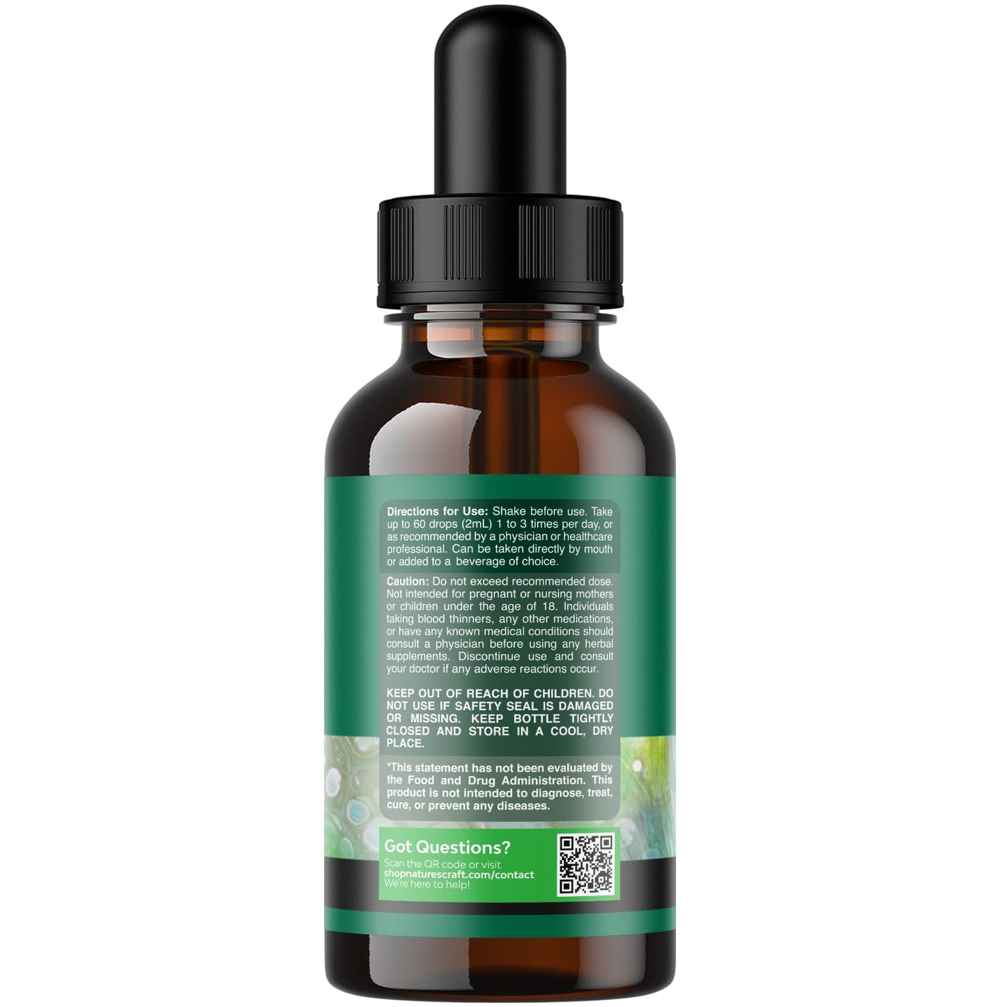 Organic Lymphatic Support Drainage Drops - Herbal Lymphatic Cleanse and Immune Support Supplement with Organic Echinacea Goldenseal & Red Clover Extract - Vegan Non GMO and Alcohol Free - 2 Fl Oz - dailyvitalstore