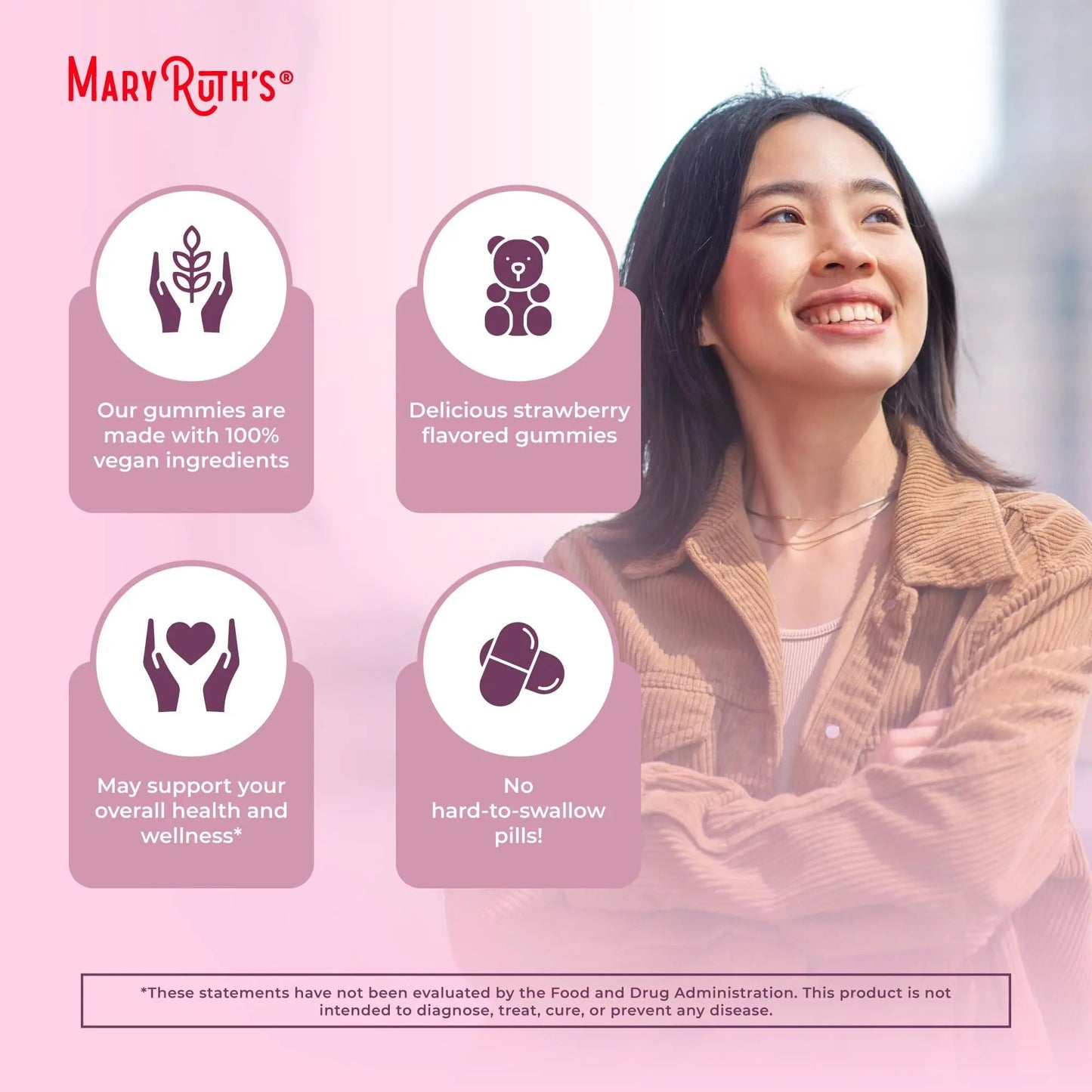 Organic Menstrual Support Gummies by MaryRuth's | for The Relief of Common Symptoms of Premenstrual Syndrome | PMS Support | Premenstrual Mood Support | USDA Organic | Non-GMO | Vegan | 30 Servings - dailyvitalstore