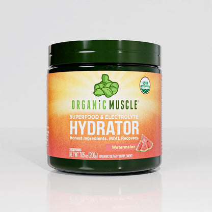 Organic Muscle Hydrator | Natural Electrolyte Powder for Peak Performance & Recovery - Watermelon Flavor, 20 Servings - dailyvitalstore