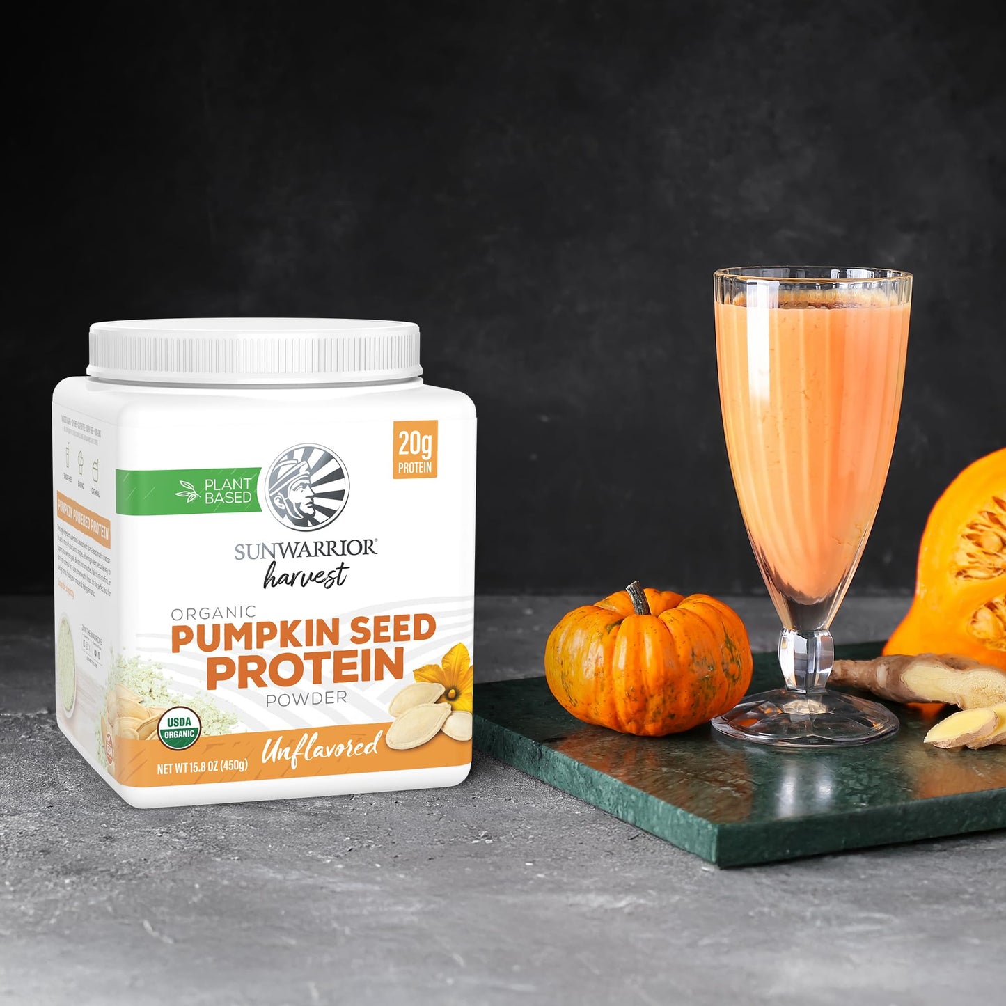 Organic Pumpkin Seed Protein Powder Cold Pressed, Simple Single-Ingredient Superfood Plant-Based, Easy to Digest All 9 Essential Amino Acids Mild Flavor for Smoothies - dailyvitalstore