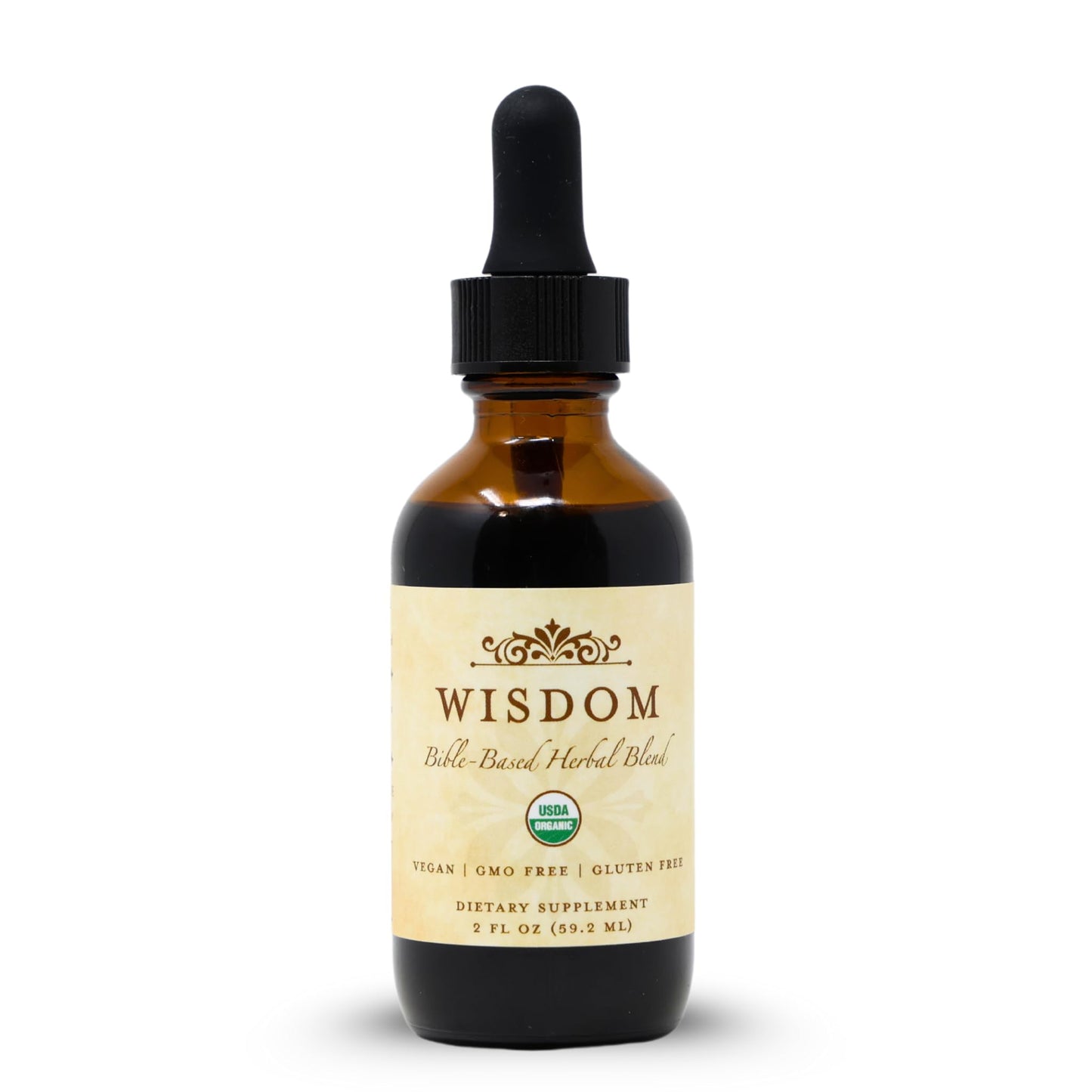 Organic Turmeric, Frankincense and Myrrh – Herbal Supplement Blend for Energy, Detox, Focus, Immunity & Stress – Non-GMO Vegan Tonic with Milk Thistle – Wisdom Bible Based Blend – 2oz Liquid Drops - dailyvitalstore