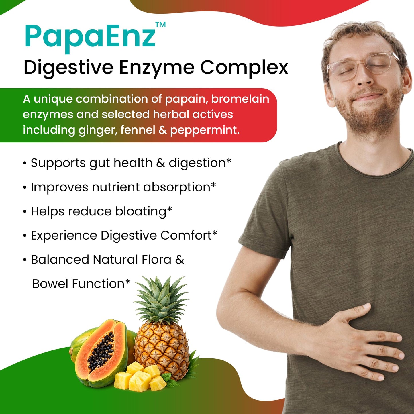 Organic Veda Super Greens & Reds Capsules - Organic Superfoods, Daily Greens, Red Juice, Fruits & Vegetables Supplement - Papaya Enzymes, Digestive Herbs, Bromelain, Antioxidants - 120 Veggie Capsules - dailyvitalstore