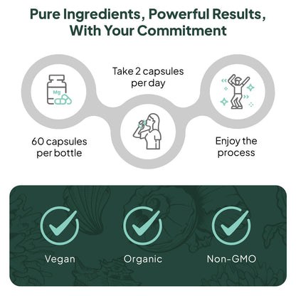 Organics Ocean Better Calcium - Organic Red Algae Calcium with Vitamin D3 and K2 Supplements - Supports Bone Structure, Joint Comfort & Encourages Healthy Aging - dailyvitalstore