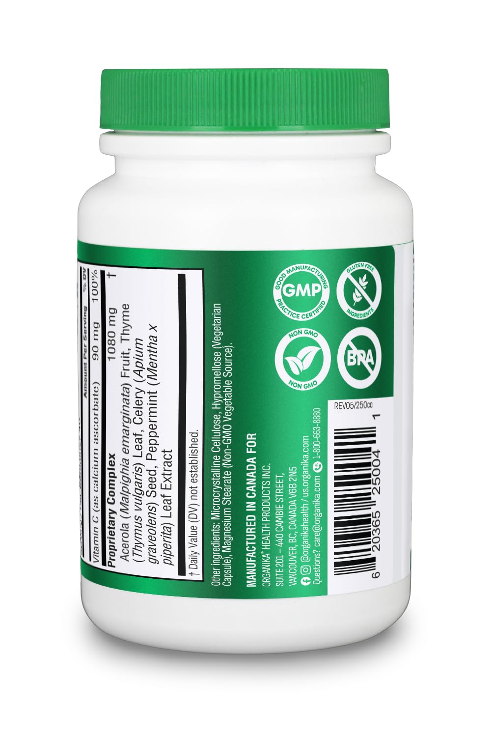 Organika Goutrin Uric Acid Flush for Gout (120 Caps): Gentle Gout Support with Cherry, Thyme, Celery Seed, Peppermint, & VIT C: Clean & Vegan Gout Supplements for Men & Women - Metabolism & Mobility - dailyvitalstore