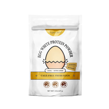 Orgnisulmte Egg White Protein Powder 8 Oz, Pasteurized Dried Egg Whites Protein, Gluten-Free, Non-GMO, Unflavored, Free Range High Whip for Baking, Desserts 227g - dailyvitalstore
