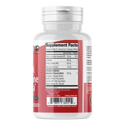 Original Glutathione Formula Essential Support, RobKellerMD, Advanced Antioxidant Formula, Helps Body Produce Glutathione Naturally for Detox, Immune Health, Mental Clarity, & Daily Wellness, 60 caps - dailyvitalstore