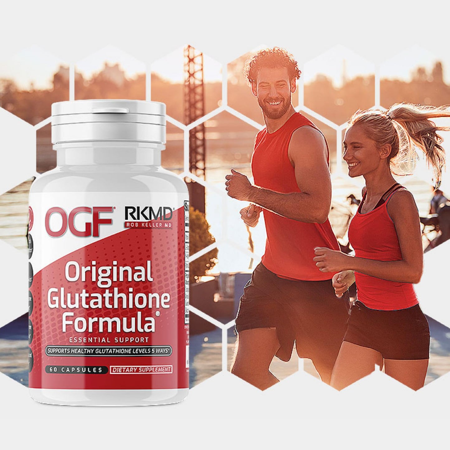 Original Glutathione Formula Essential Support, RobKellerMD, Advanced Antioxidant Formula, Helps Body Produce Glutathione Naturally for Detox, Immune Health, Mental Clarity, & Daily Wellness, 60 caps - dailyvitalstore