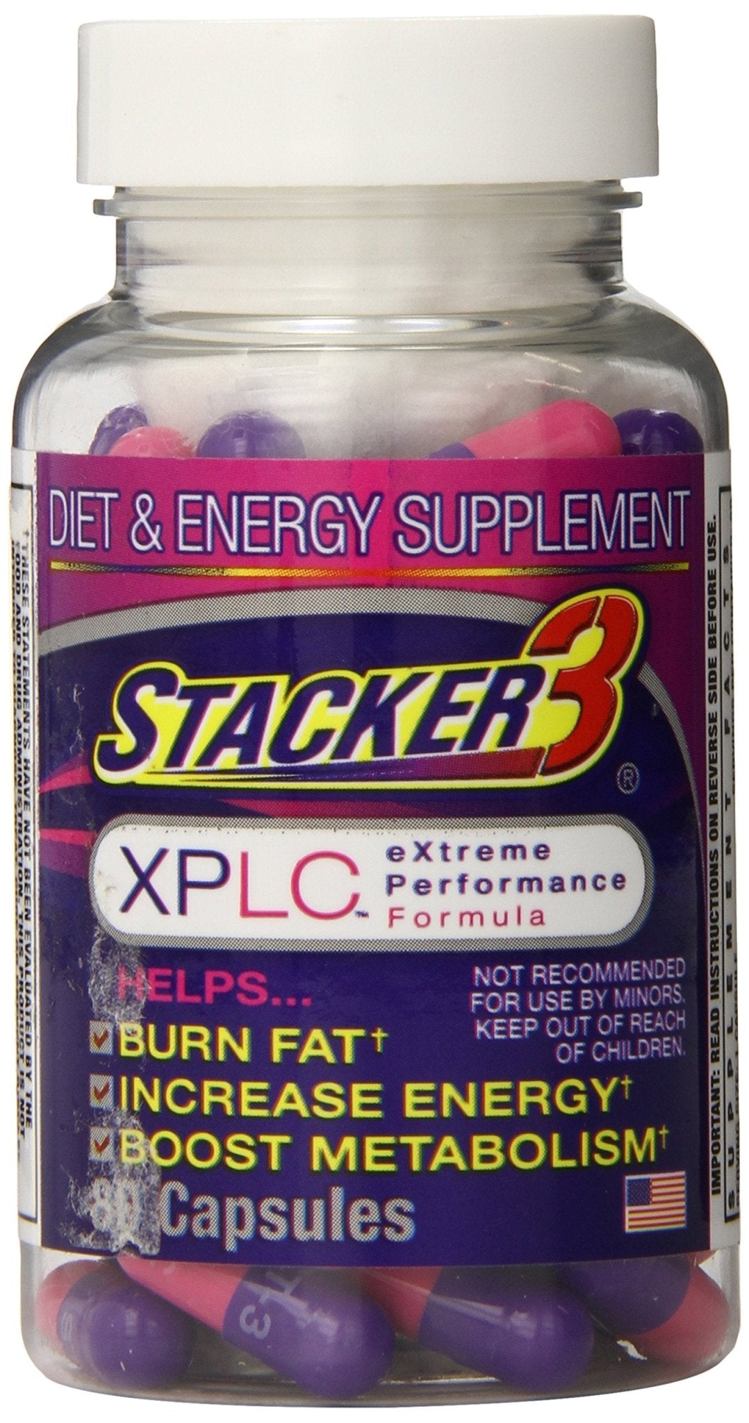 Original Stacker 3 XPLC Extreme Performance Formula, 80 Capsules - dailyvitalstore