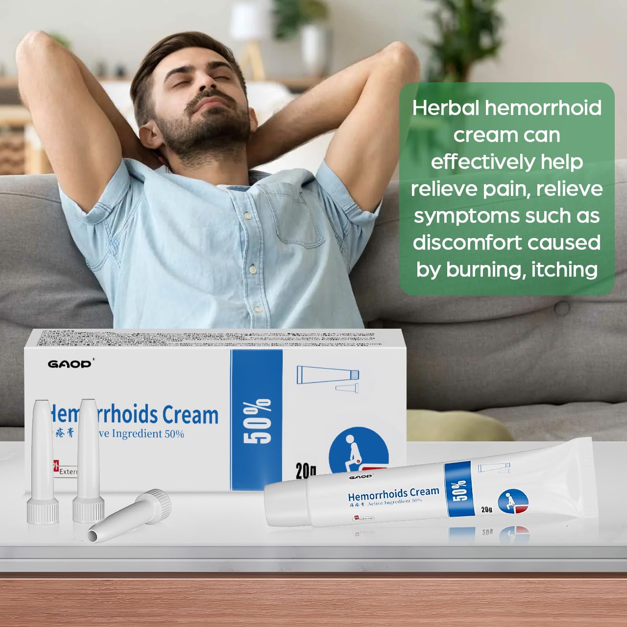 ortamiz Hemorrhoid Cream, Fissure Ointment Body Care Cream Helps to Relieve Pain&Reduce Burning for Men and Women (1pcs) - dailyvitalstore