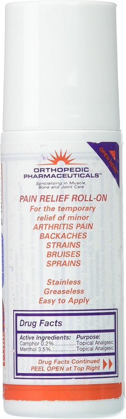 Orthogel Advanced Pain Relief Gel Roll On, 3 oz. - dailyvitalstore