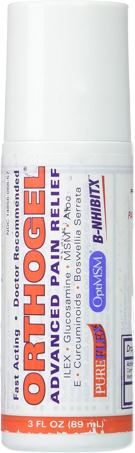 Orthogel Advanced Pain Relief Gel Roll On, 3 oz. - dailyvitalstore