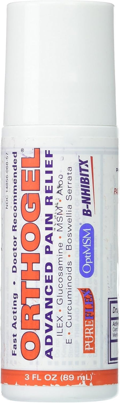 Orthogel Advanced Pain Relief Gel Roll On, 3 oz. - dailyvitalstore
