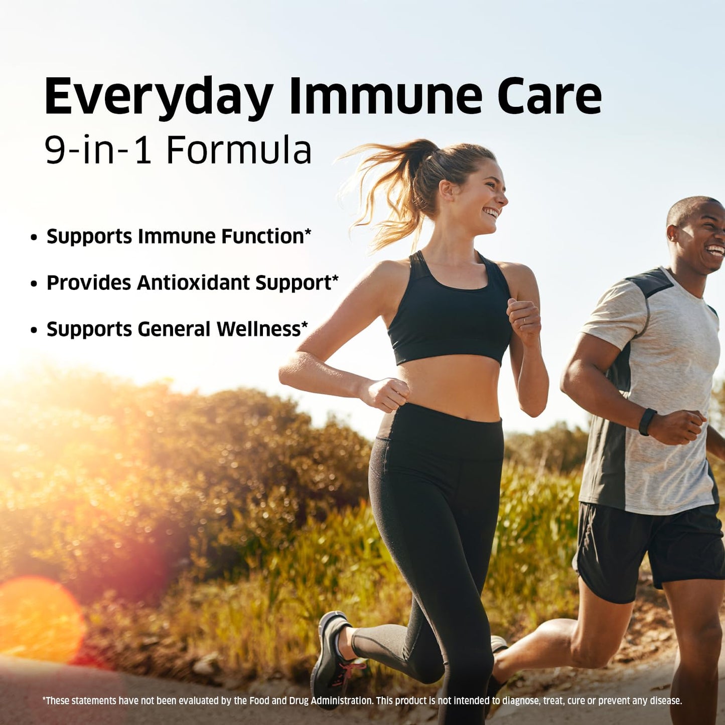 ORZAX 9 in 1 Immune Defense Booster Herbal Supplement, Specialized High Strength Formula - Vitamin C & D, Zinc, Quercetin, Turmeric & Ginger, Echinacea - Non-GMO - 60 Veggie Capsules - 30 Day Supply - dailyvitalstore