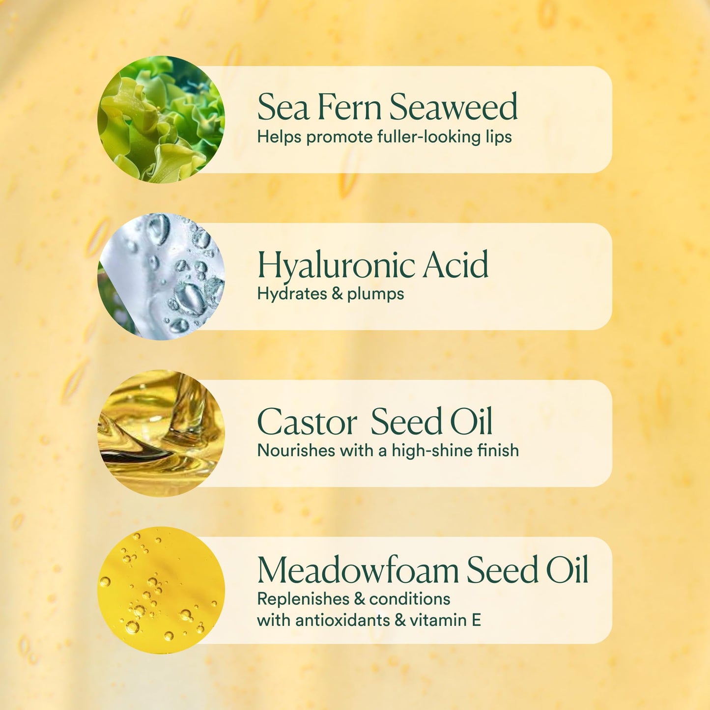 OSEA Hyaluronic Lip Oil Booster – Clean Beauty Lip Oil for Plump, Glossy, Hydrated Lips – Nourishing Seaweed & Meadowfoam Oil – Vegan, Non-Sticky, High-Shine Finish - dailyvitalstore