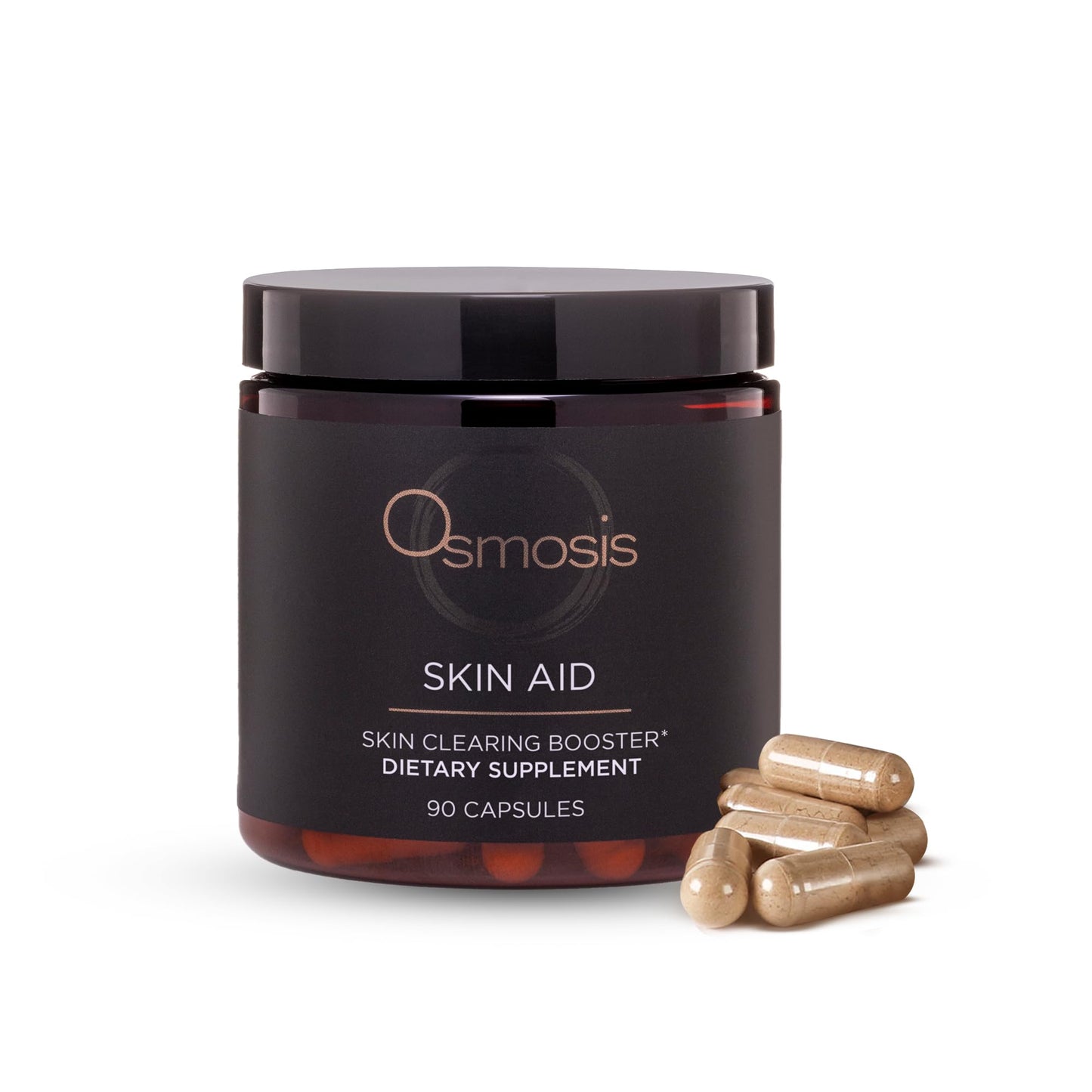 OSMOSIS Skin Aid Daily Supplement, Microbiome and Immunity Support, Vitamin A, for Acne and Blemish Prone Skin, 90 Count - dailyvitalstore