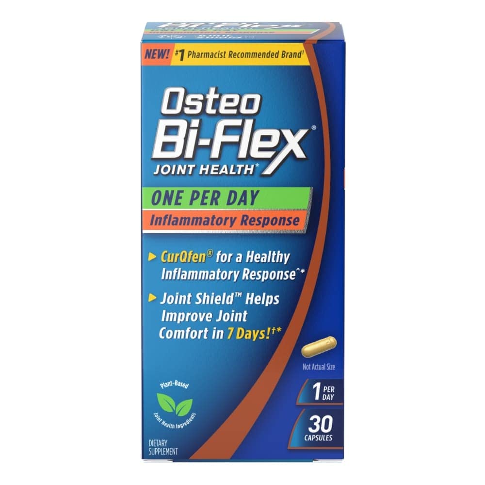 Osteo Bi-Flex One Per Day + Inflammatory Response Joint Health Supplement, Capsules, 30 Ct - dailyvitalstore