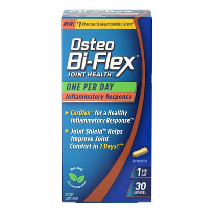 Osteo Bi-Flex One Per Day + Inflammatory Response Joint Health Supplement, Capsules, 30 Ct - dailyvitalstore