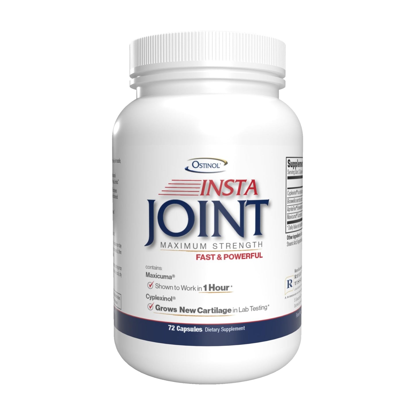 Ostinol Insta Joint Maximum Strength – Advanced Joint Support Capsules with Cyplexinol®, Maxicuma®, ApresFlex® & Boswellia – Supports Cartilage, Flexibility & Mobility – 72 Capsules - dailyvitalstore