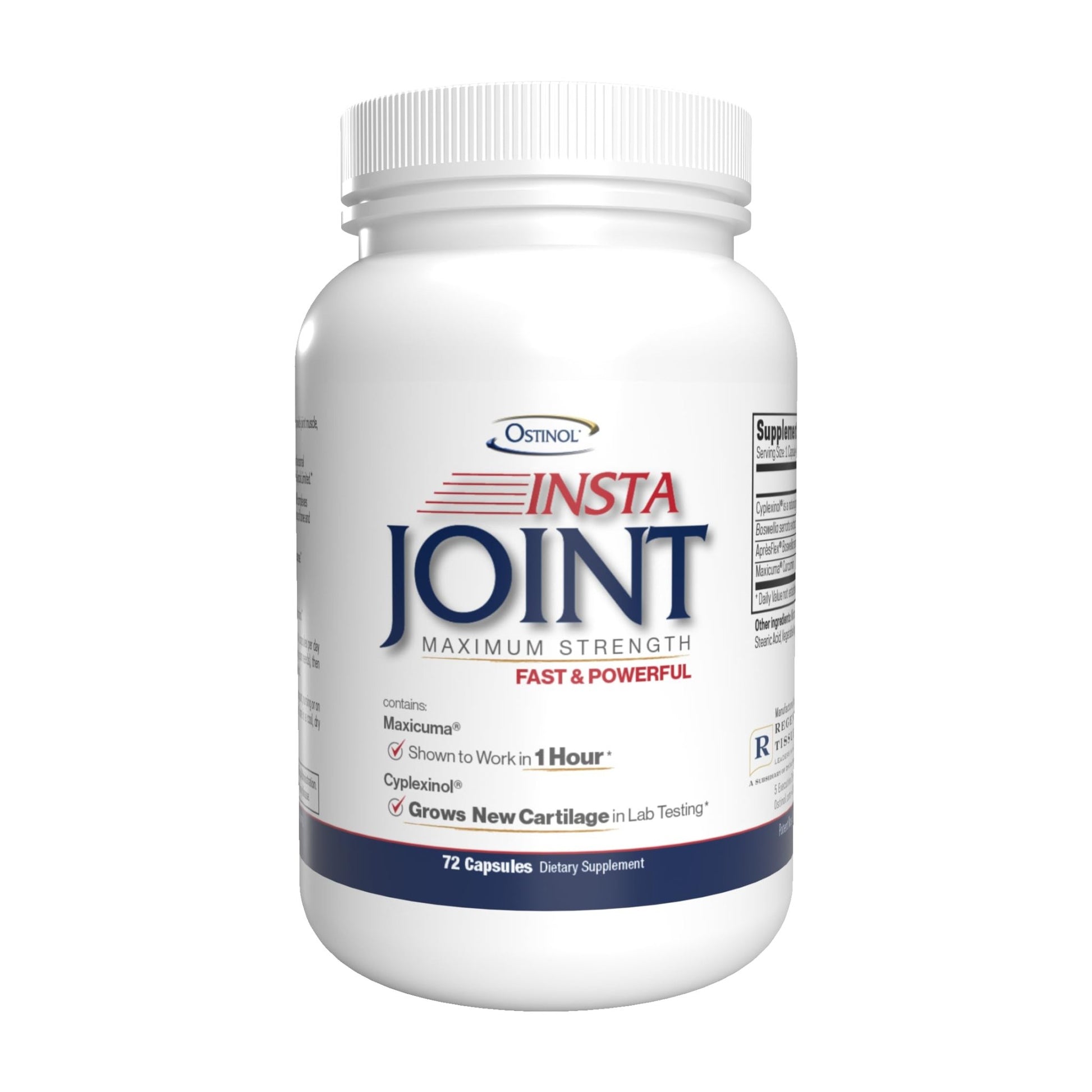Ostinol Insta Joint Maximum Strength – Advanced Joint Support Capsules with Cyplexinol®, Maxicuma®, ApresFlex® & Boswellia – Supports Cartilage, Flexibility & Mobility – 72 Capsules - dailyvitalstore
